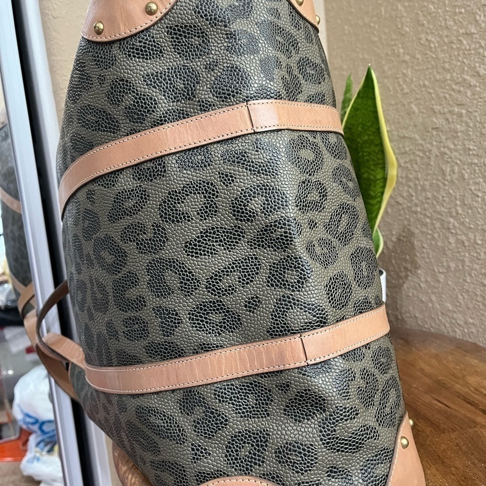 MULBERRY LEOPARD SCOTCHGRAIN TOTE - Picture 7 of 16